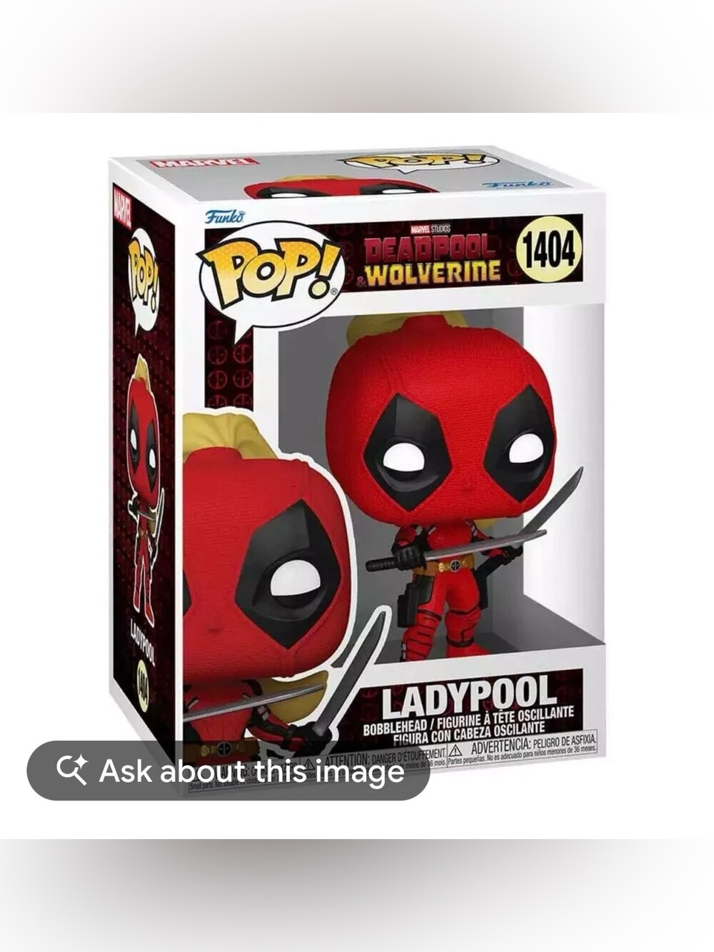#3258*Funko Kids Costume - Red and Black Ladypool Deadpool x Wolverine